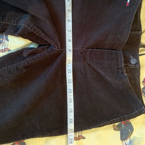 NWOT Vintage Tommy Hilfiger corduroy pants Black, Size 5 - Picture 14 of 16